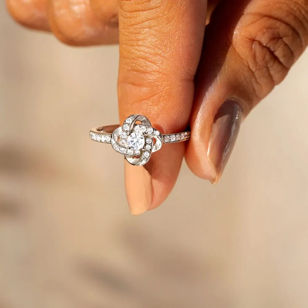 925 Sterling Silver Inlaid Zircon Ring - AstroVerse™