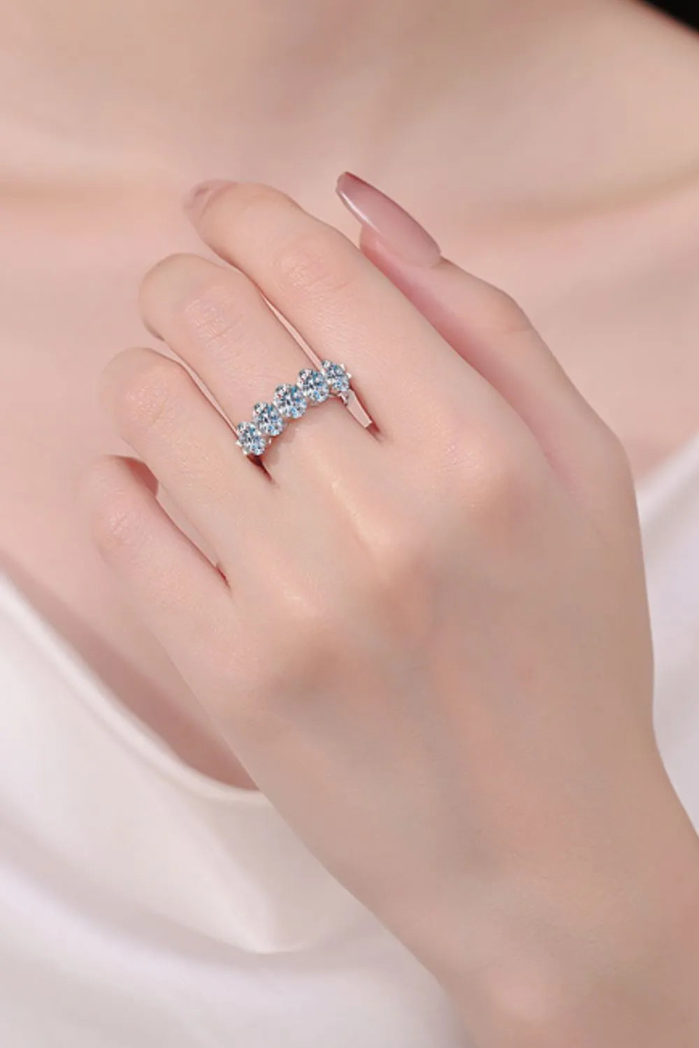 2.5 Carat Moissanite 925 Sterling Silver Ring - AstroVerse™