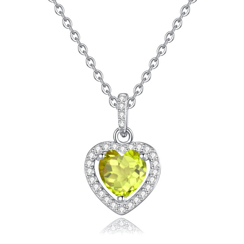 Natural Colored Gems Amethyst Sterling Silver S925 Necklace For Women - AstroVerse™