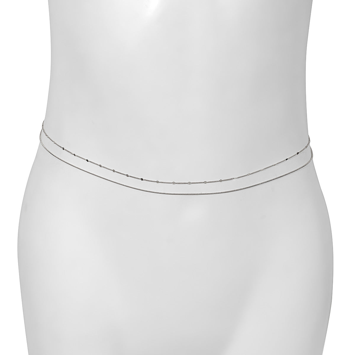 Diamond Suit Waist Chain Women's Simple Geometric Metal Chain Body Chains - AstroVerse™