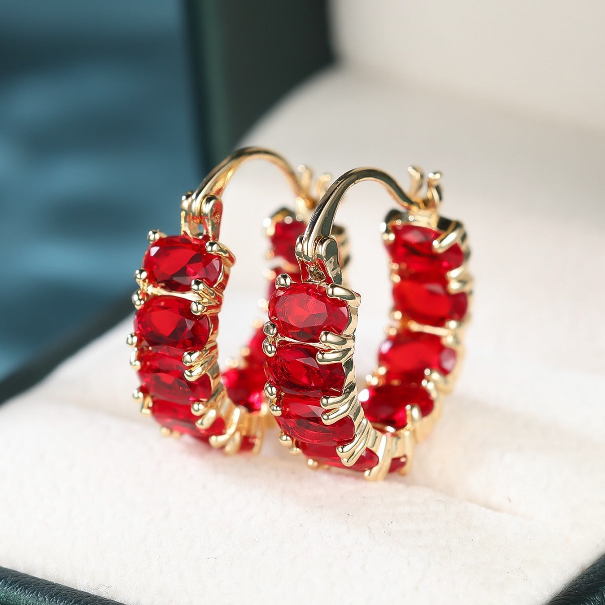 Egg-shaped Generous Earrings Ear Clip Women - AstroVerse™