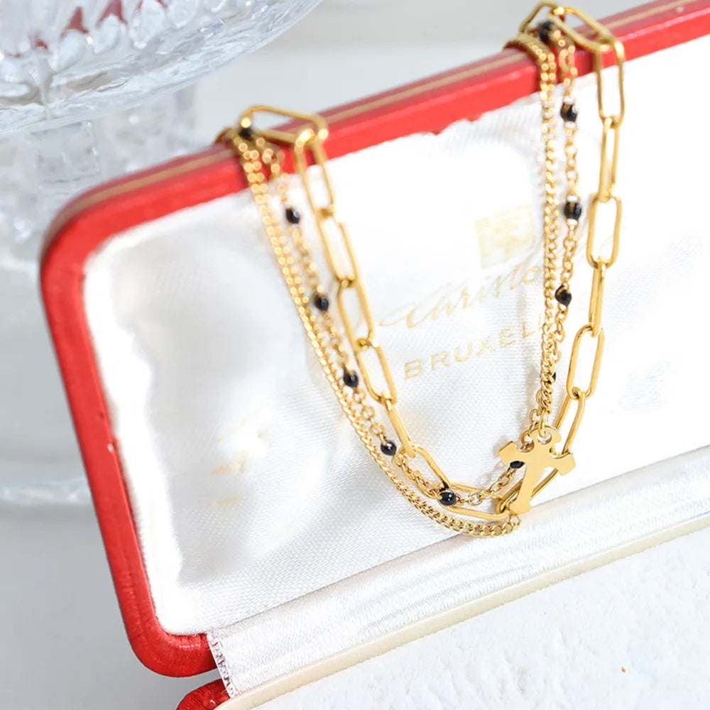 Titanium Steel Three-Layered Bracelet - AstroVerse™