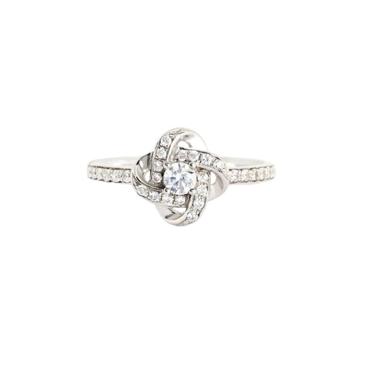 925 Sterling Silver Inlaid Zircon Ring - AstroVerse™