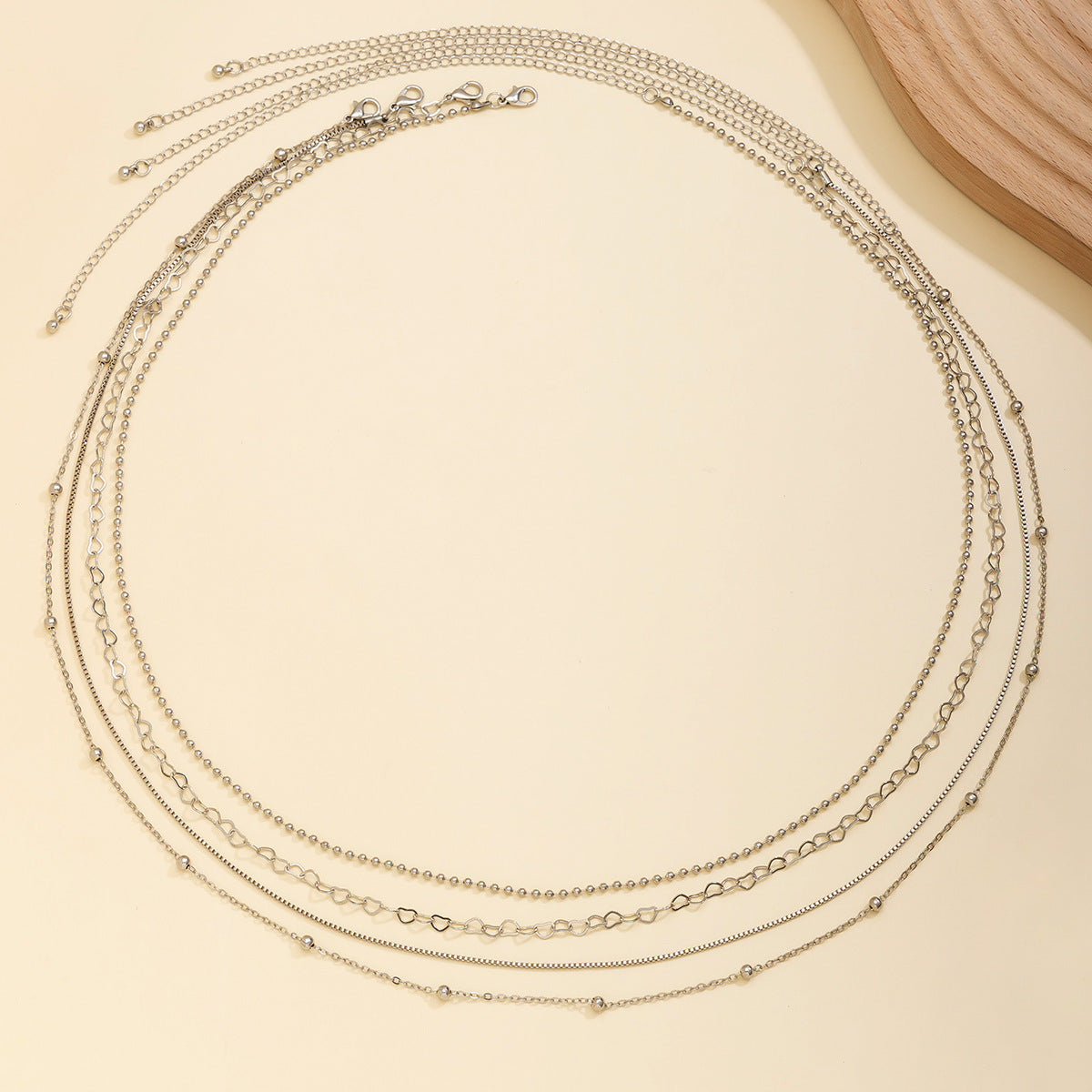 Stacked metal thin chain sexy multi-layer sweet cool spicy girl body chain