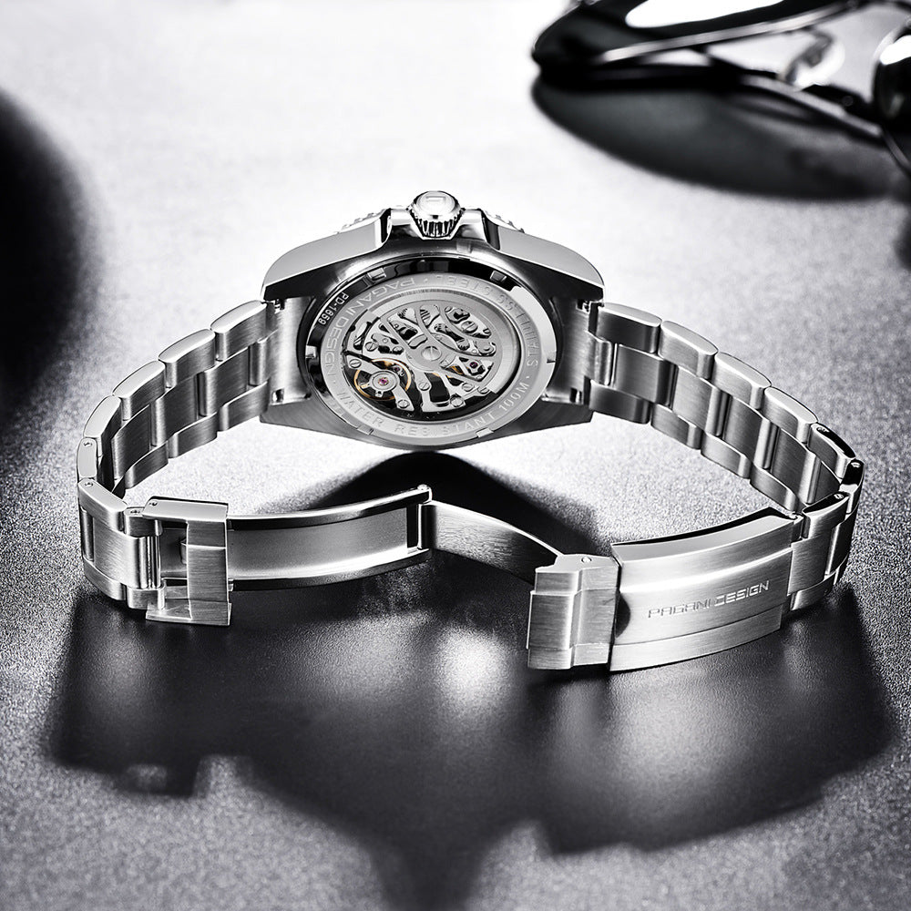 PAGANI Steel Band Mechanical Watch - AstroVerse™
