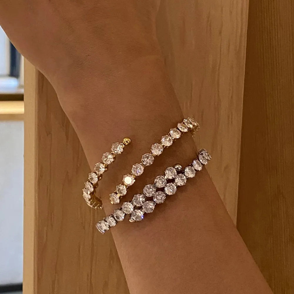 Zirconia Stainless Steel Bracelet - AstroVerse™