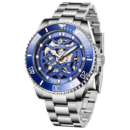 PAGANI Steel Band Mechanical Watch - AstroVerse™