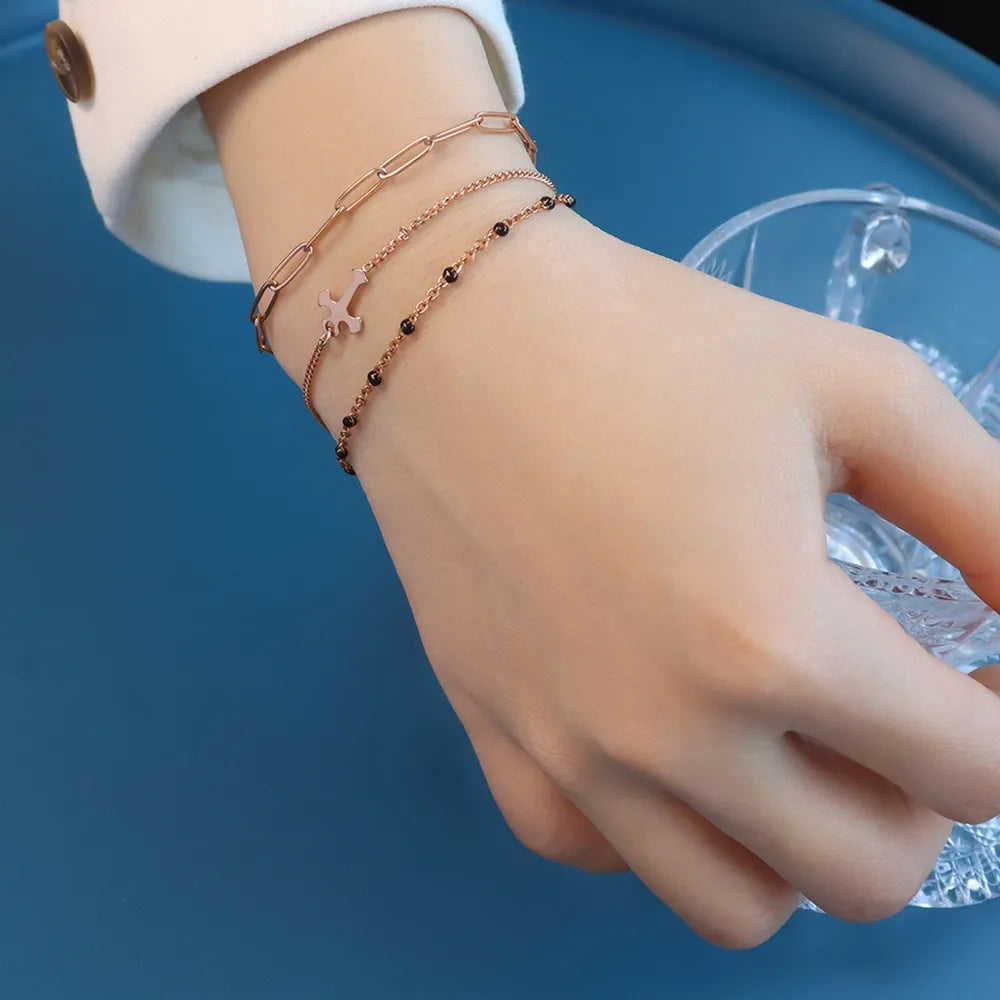 Titanium Steel Three-Layered Bracelet - AstroVerse™