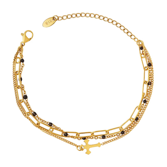 Titanium Steel Three-Layered Bracelet - AstroVerse™