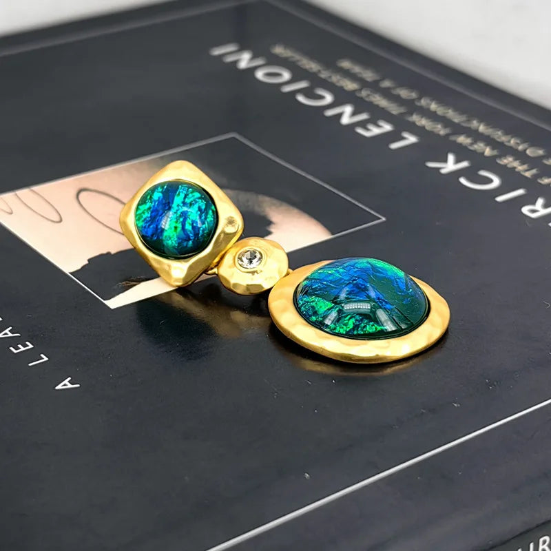 Vintage Turquoise Statement Earrings