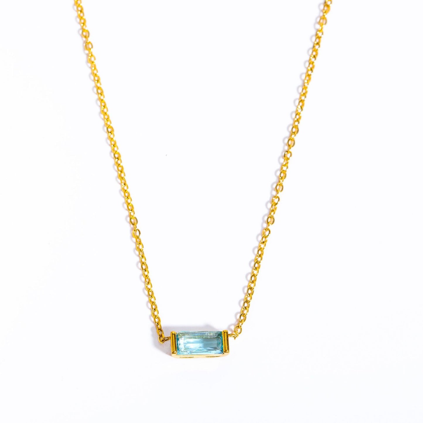 Twelve Birthday Stone Necklace 12 Birthday Stone Zirconia