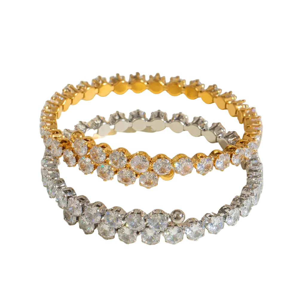 Zirconia Stainless Steel Bracelet - AstroVerse™