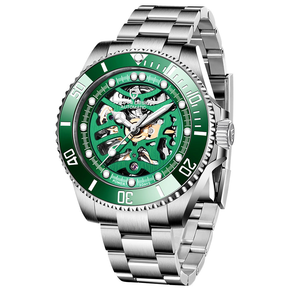 PAGANI Steel Band Mechanical Watch - AstroVerse™