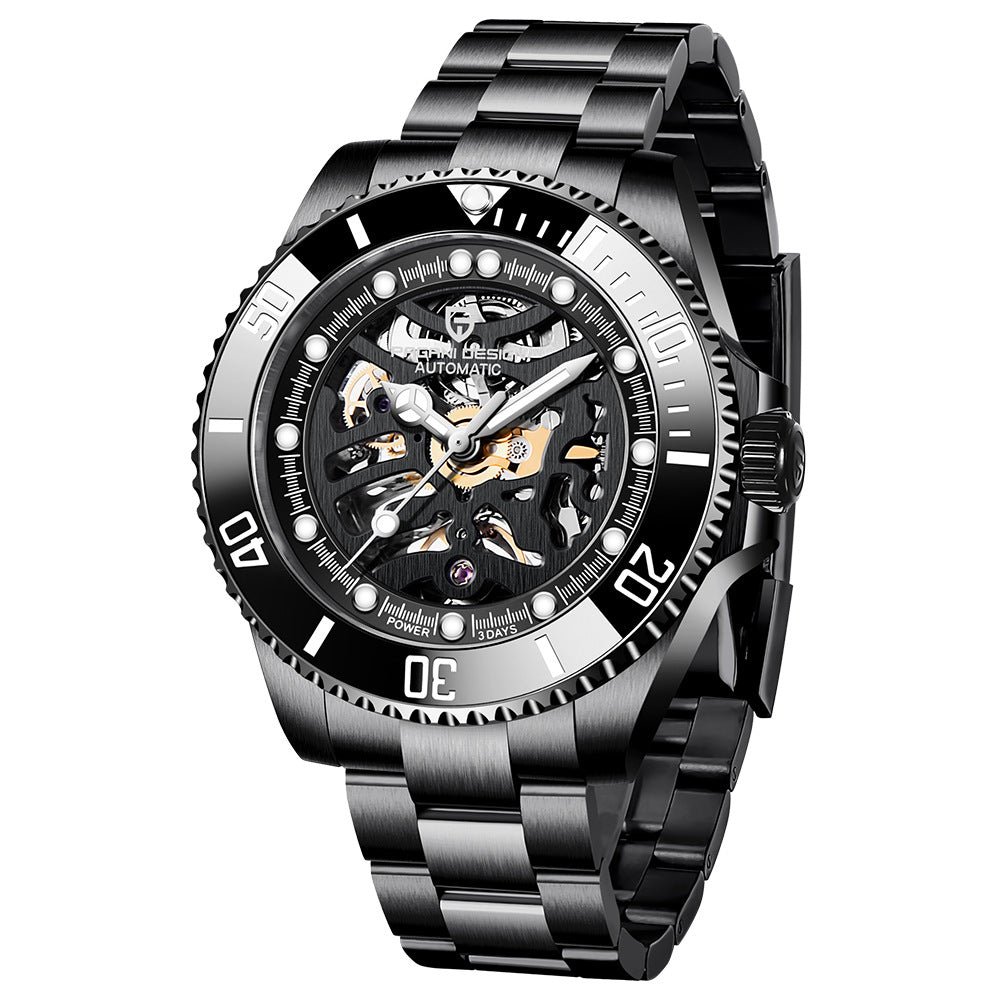 PAGANI Steel Band Mechanical Watch - AstroVerse™