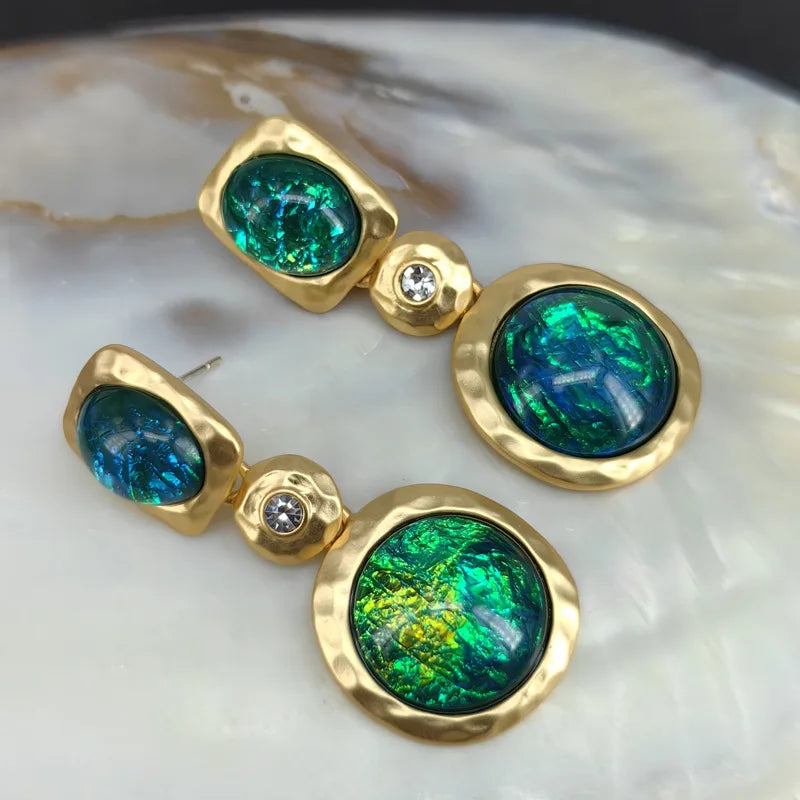 Vintage Turquoise Statement Earrings