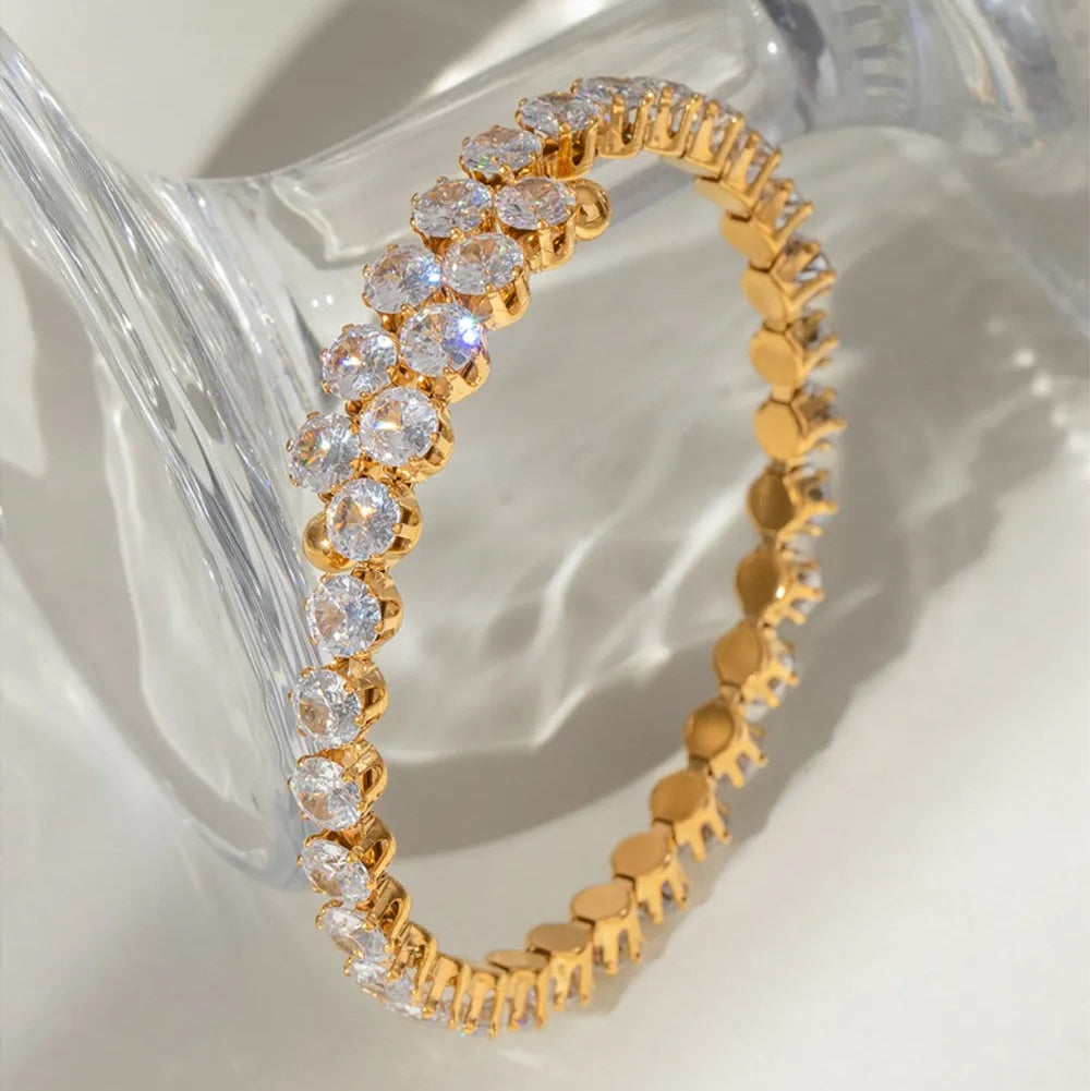 Zirconia Stainless Steel Bracelet - AstroVerse™
