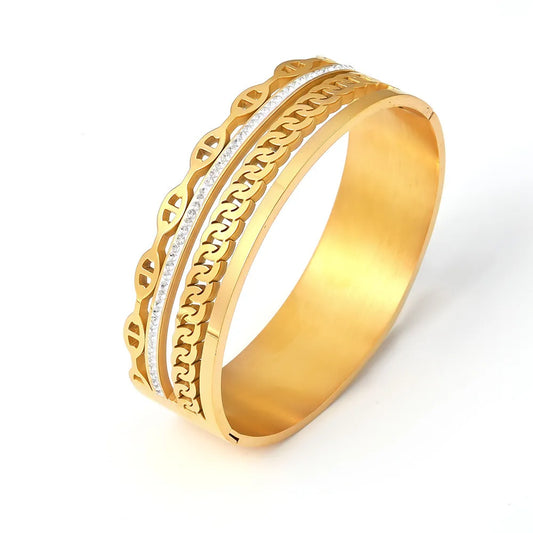 18K Gold-Plated Czech Diamond Bracelet - AstroVerse™