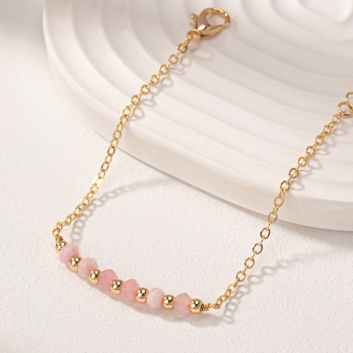 Natural Stone Bead Bracelet - Adjustable Chain Bracelet - AstroVerse™