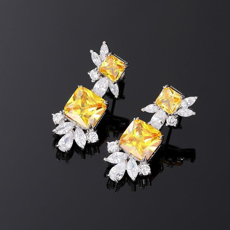 Palace style luxurious petal earrings with a noble temperament - AstroVerse™