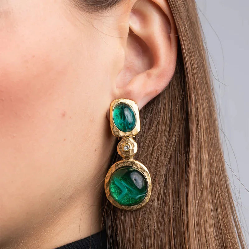 Vintage Turquoise Statement Earrings