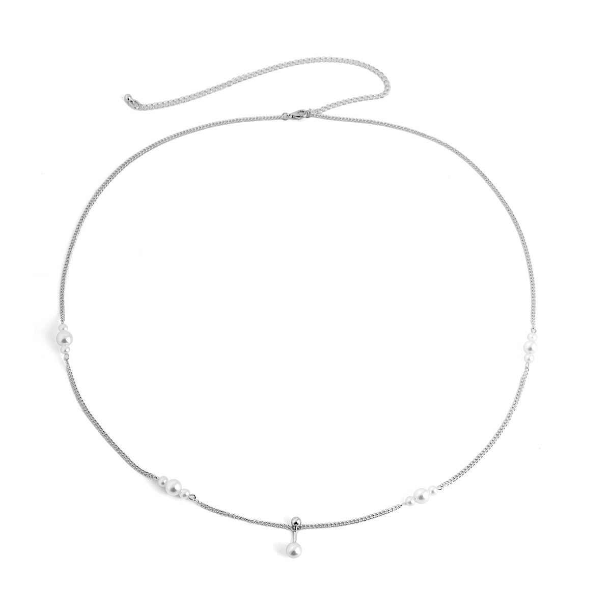 Zircon navel nail body chain sexy imitation pearl tassel chain - AstroVerse™