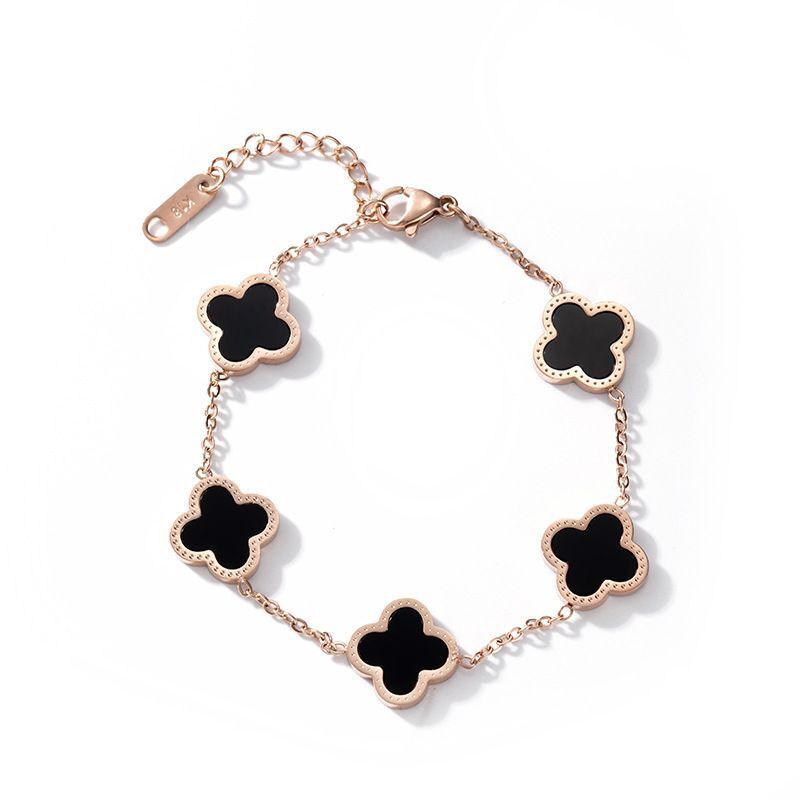 BTS J-HOPE Clover Bracelet - Korean INS Titanium Steel Couple - AstroVerse™