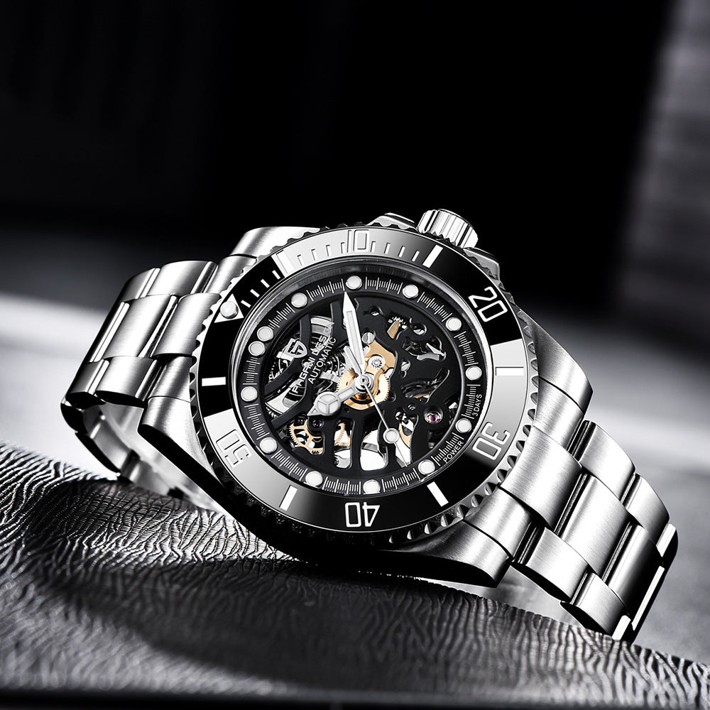 PAGANI Steel Band Mechanical Watch - AstroVerse™