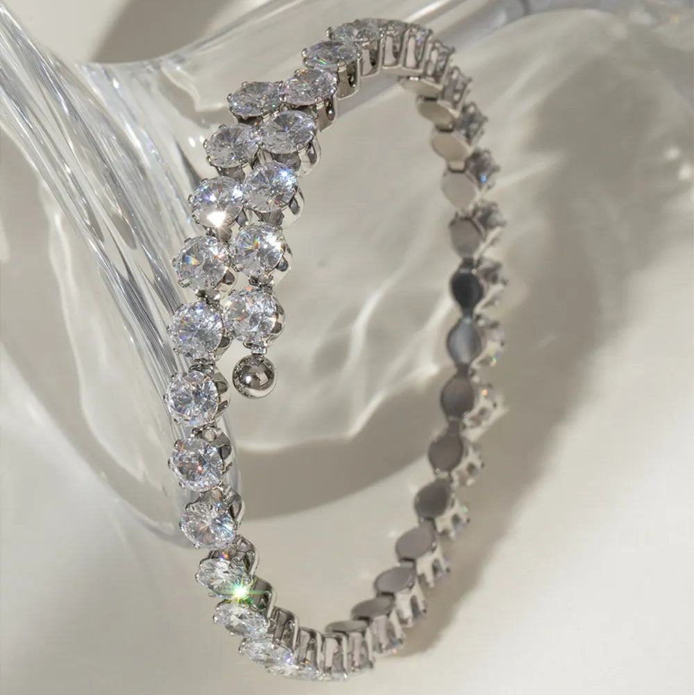 Zirconia Stainless Steel Bracelet - AstroVerse™
