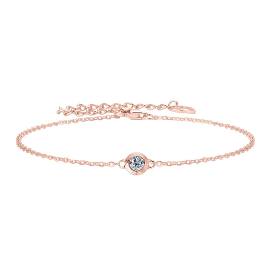 Inlaid Moissanite 925 Sterling Silver Bracelet - AstroVerse™