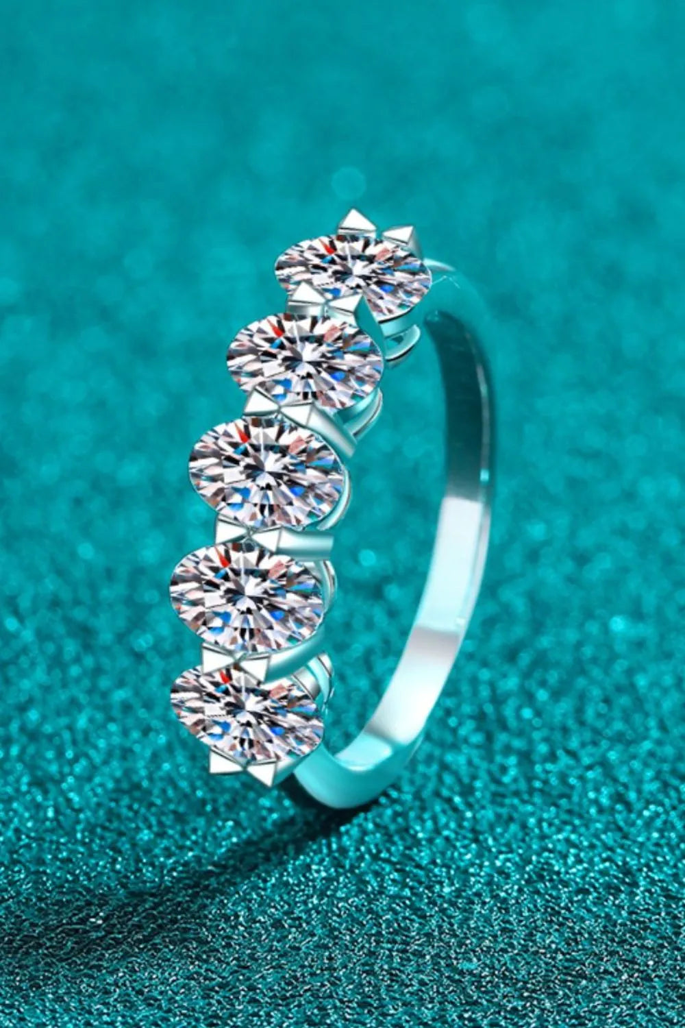 2.5 Carat Moissanite 925 Sterling Silver Ring - AstroVerse™