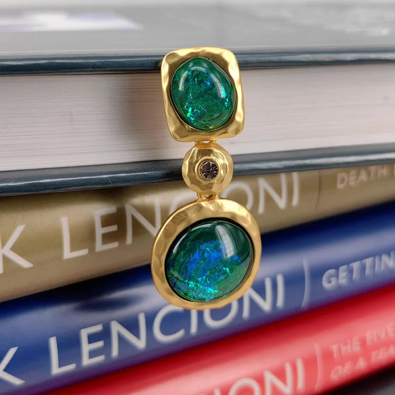 Vintage Turquoise Statement Earrings