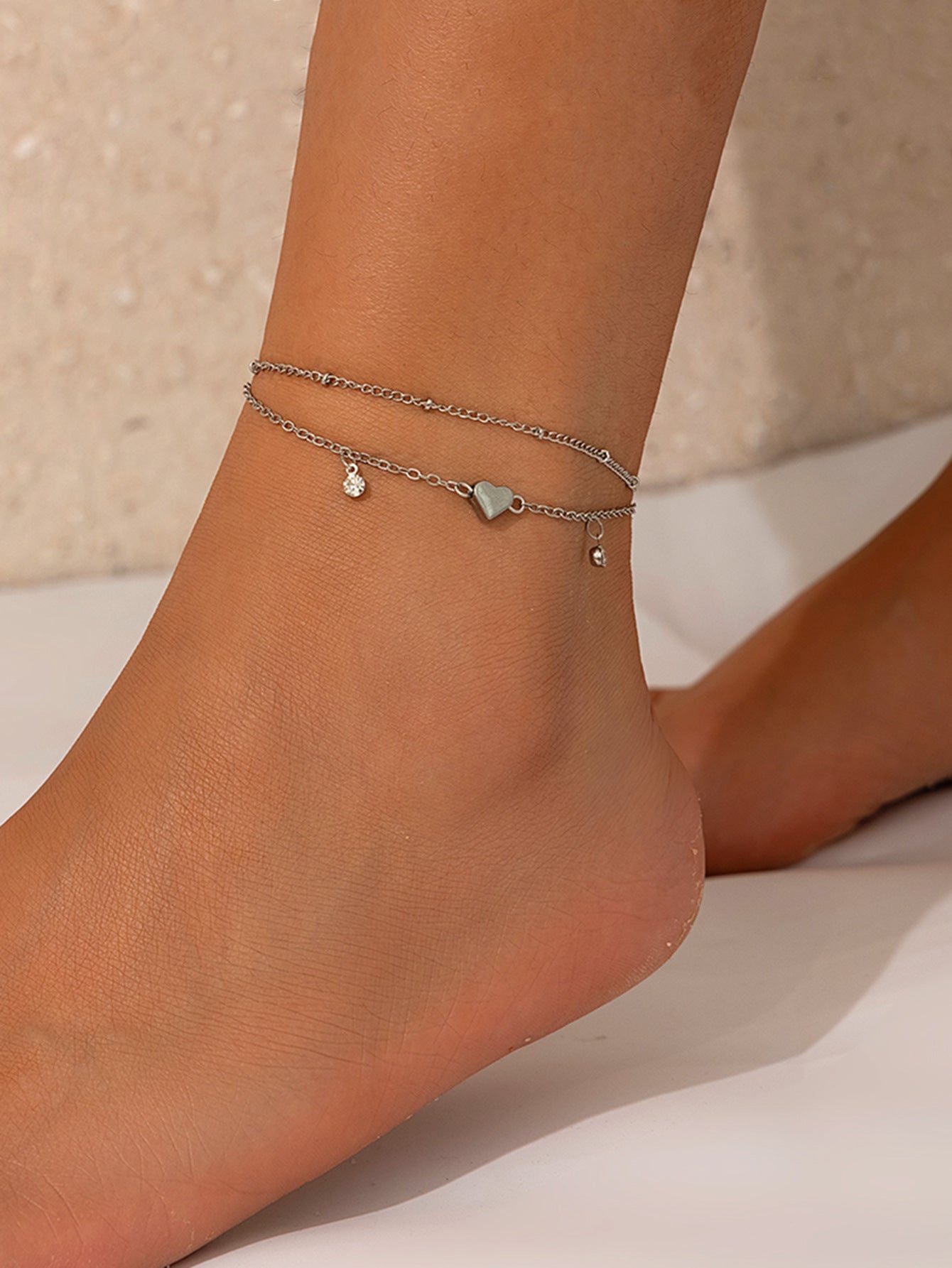 Beach Anklet Set - Layered Gold Chain with Shell Dolphin Pearl Charms - AstroVerse™