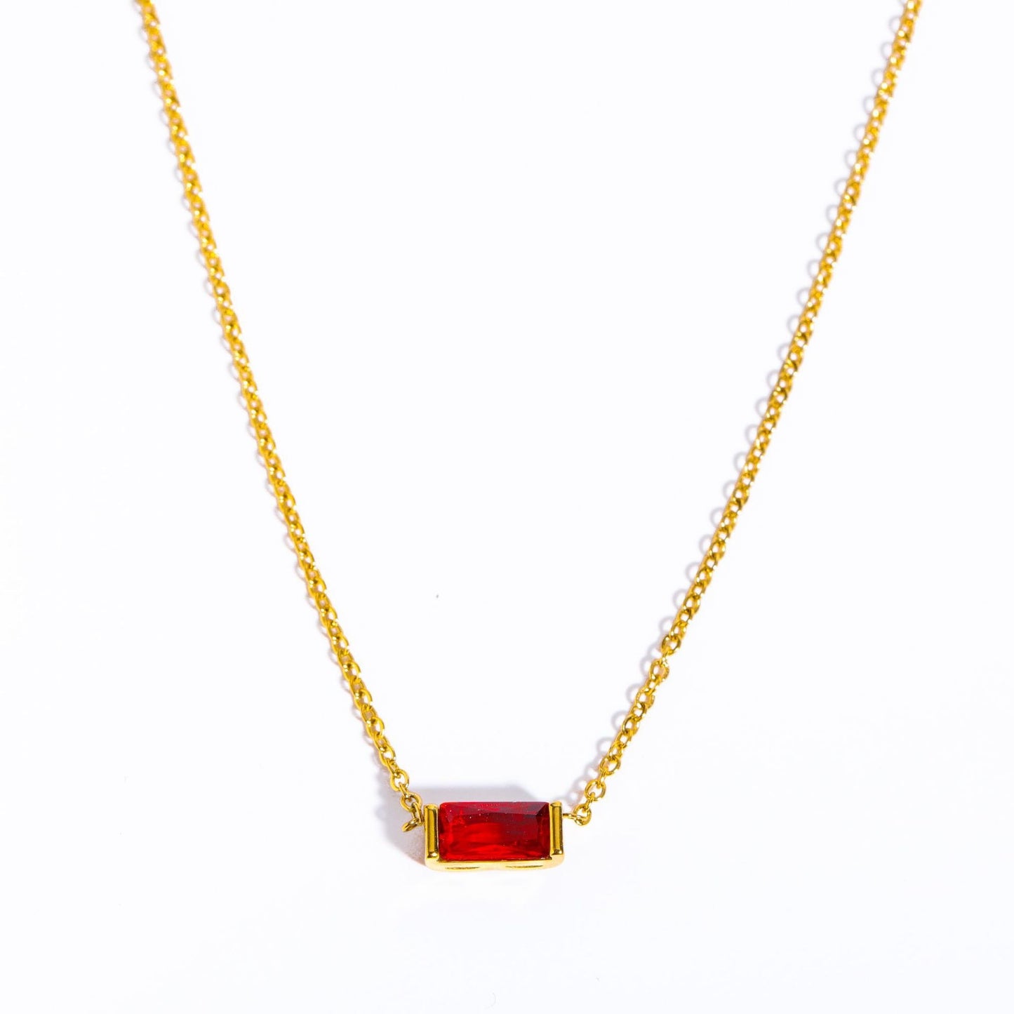 Twelve Birthday Stone Necklace 12 Birthday Stone Zirconia