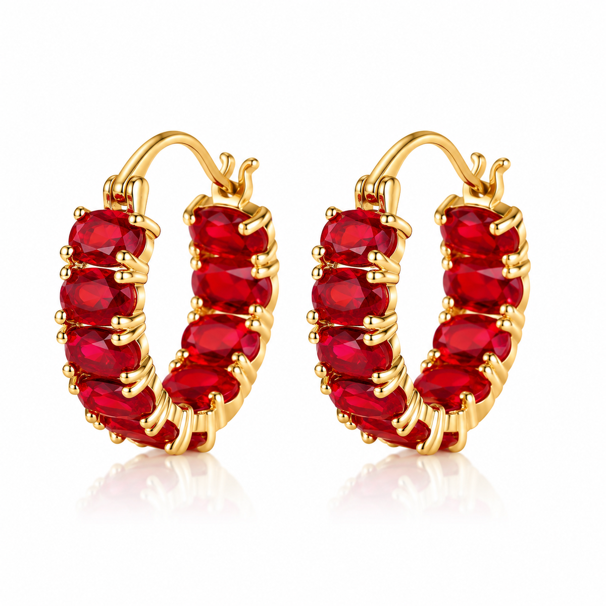 Egg-shaped Generous Earrings Ear Clip Women