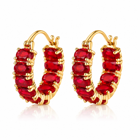 Egg-shaped Generous Earrings Ear Clip Women