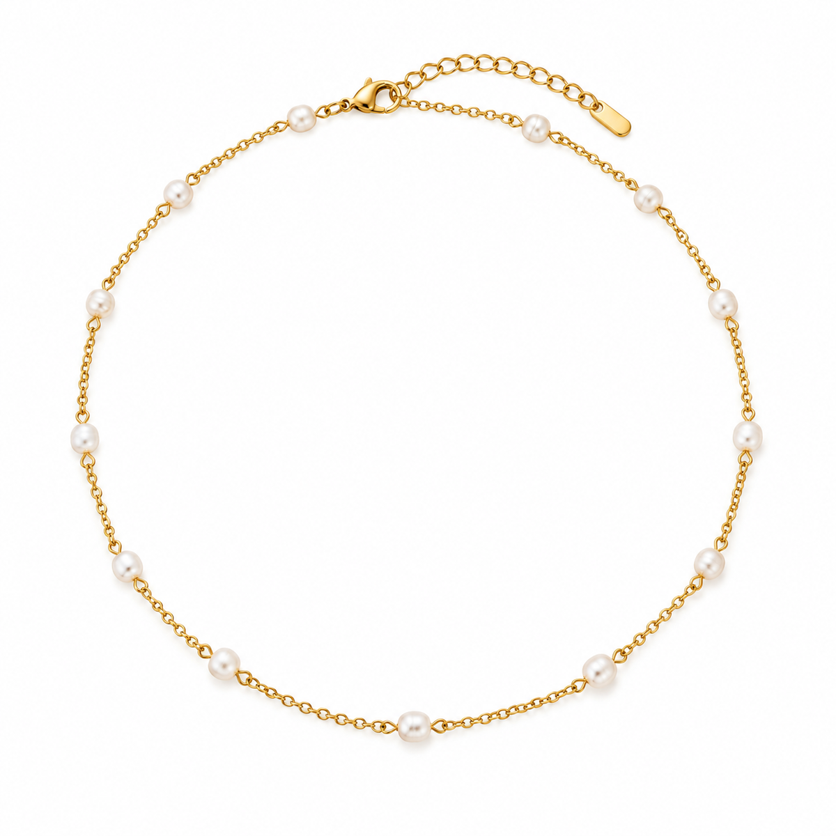 Freshwater Pearl 18K Gold-Plated Necklace
