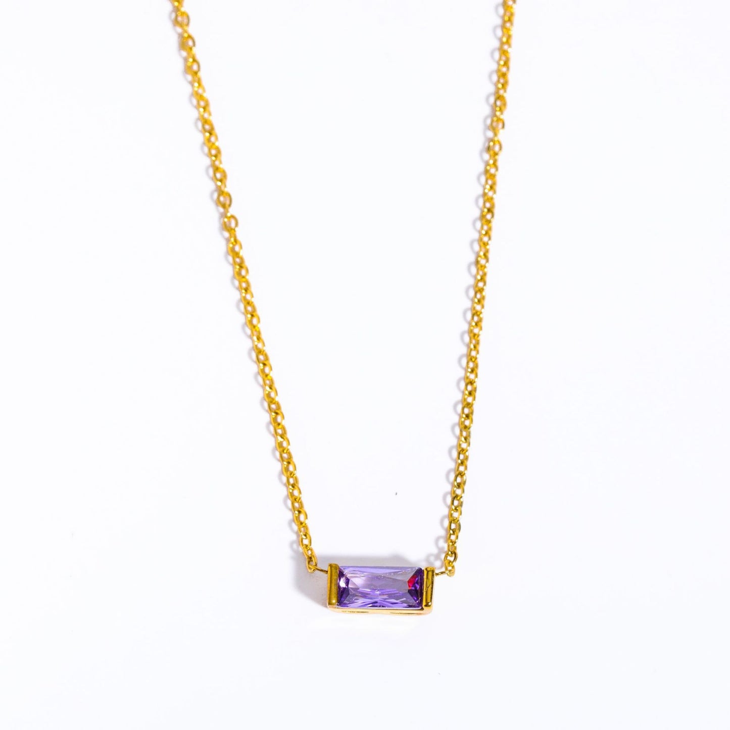 Twelve Birthday Stone Necklace 12 Birthday Stone Zirconia