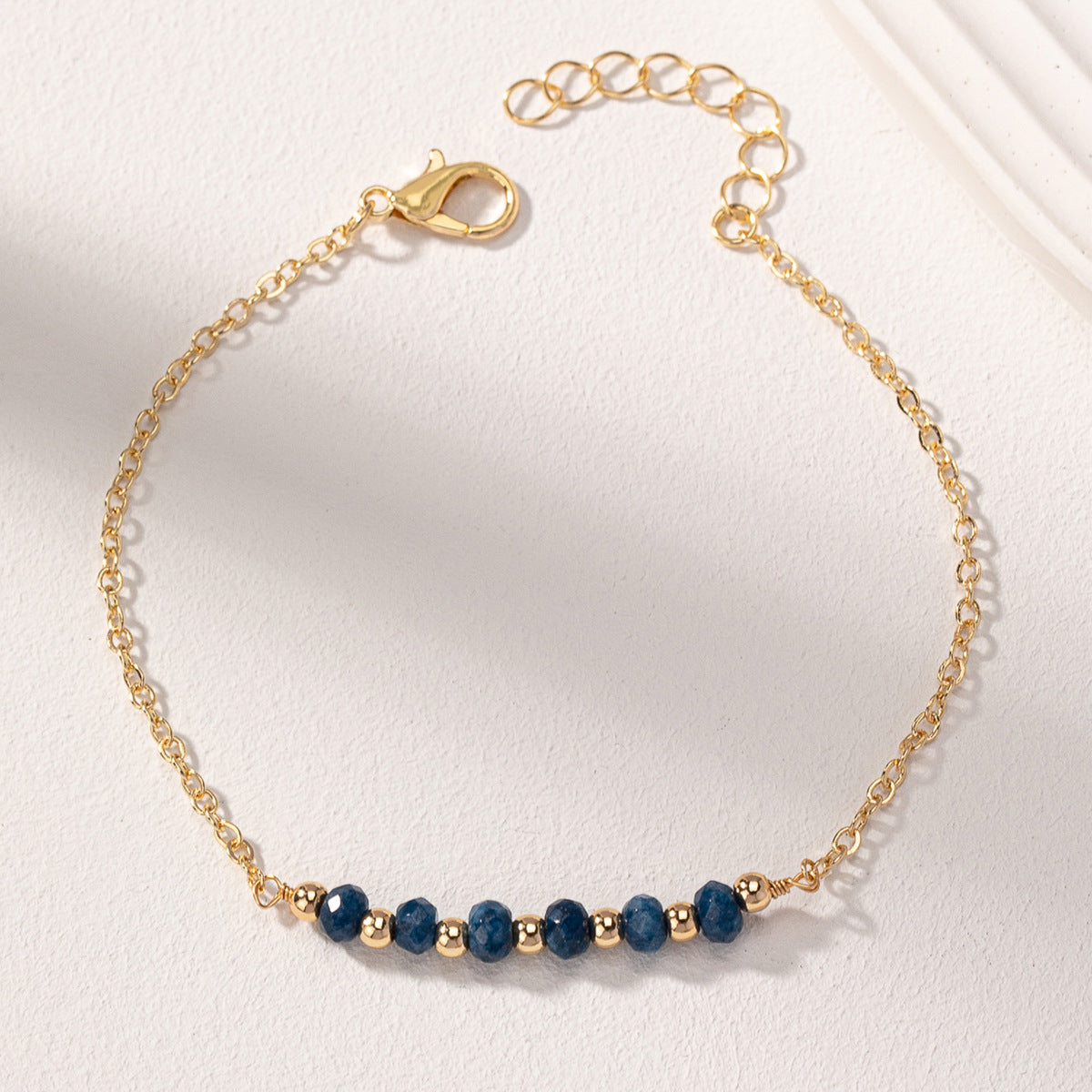 Natural Stone Bead Bracelet - Adjustable Chain Bracelet - AstroVerse™