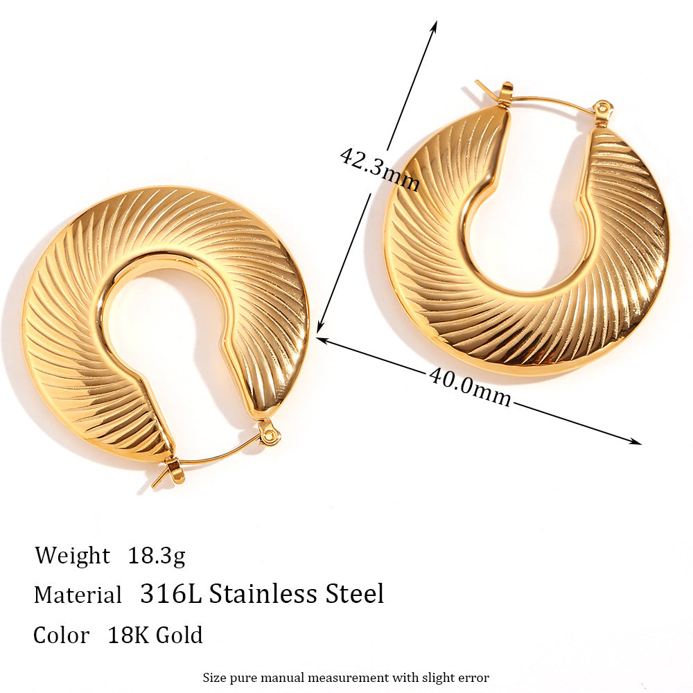 European and American fashion exaggerated niche design earrings - AstroVerse™