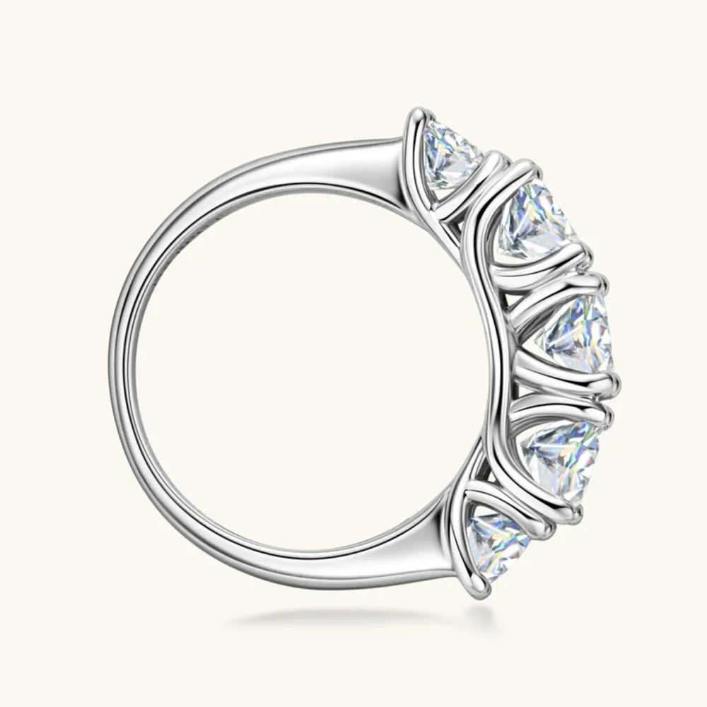 3.6 Carat Moissanite Ring 925 Sterling Silver - D VVS1 Certified - AstroVerse™