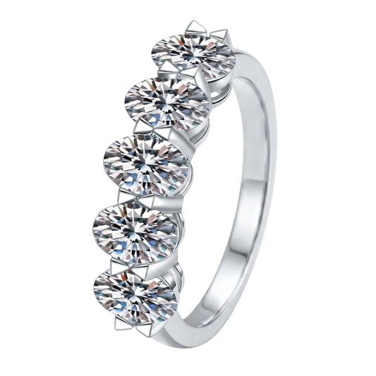 2.5 Carat Moissanite 925 Sterling Silver Ring