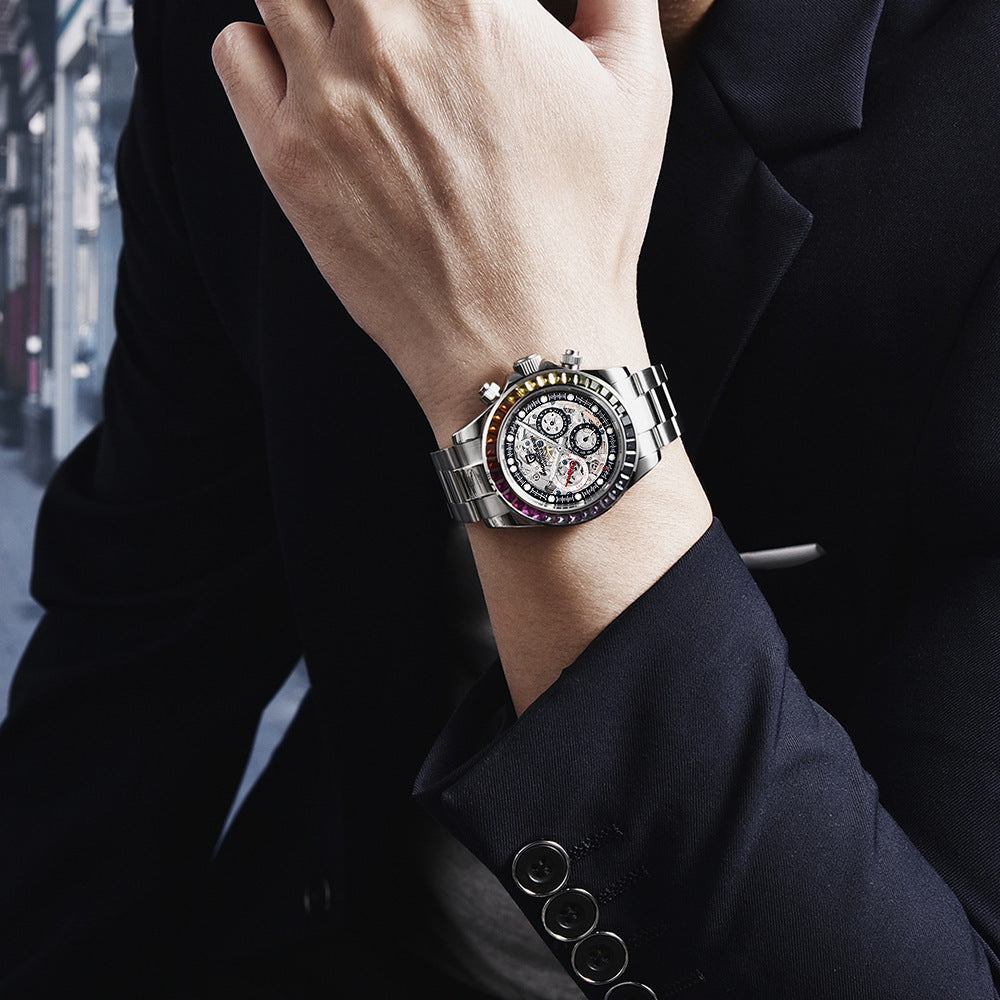 Paganidesign Men's Multifunction Automatic Mechanical Watch