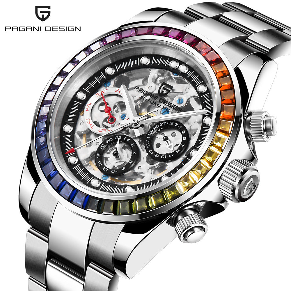 Paganidesign Men's Multifunction Automatic Mechanical Watch